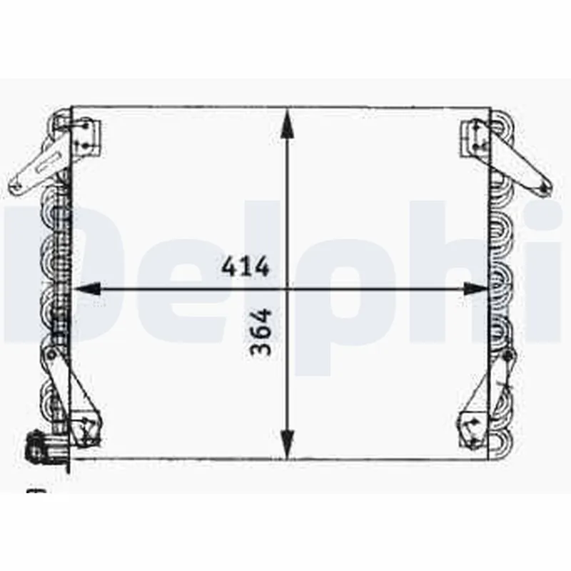 Condenseur, climatisation DELPHI TSP0225636