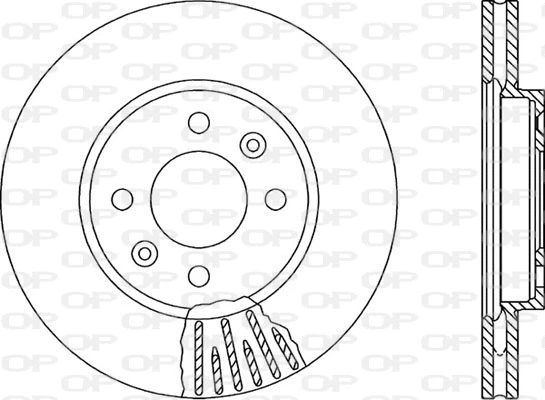 Disque de frein OPEN PARTS BDR1476.20