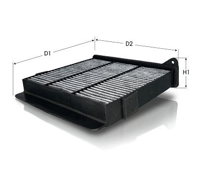 Filtre, air de l'habitacle TECNECO FILTERS CK1279C