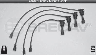 Kit de câbles d'allumage BRECAV 29.502