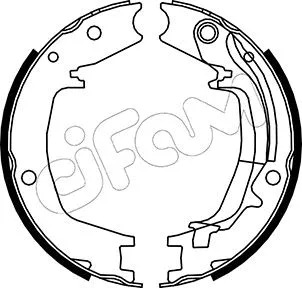 Jeu de mâchoires de frein, frein de stationnement CIFAM 153-179Y