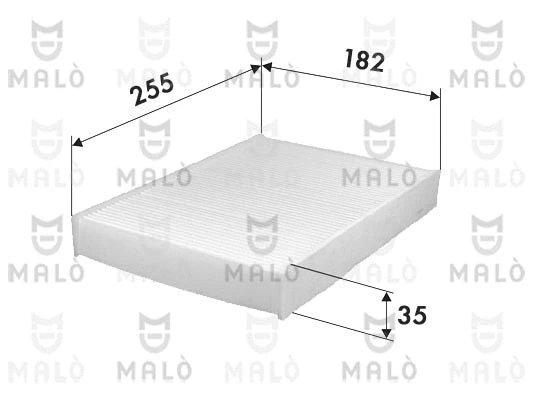 Filtre, air de l'habitacle AKRON-MALÒ 1532632