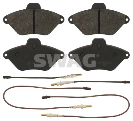 Kit de plaquettes de frein, frein à disque SWAG 64 91 6415
