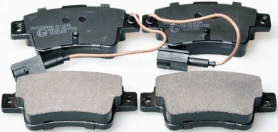 Kit de plaquettes de frein, frein à disque DENCKERMANN B111244