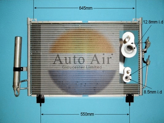 Condenseur, climatisation AUTO AIR GLOUCESTER 16-1346