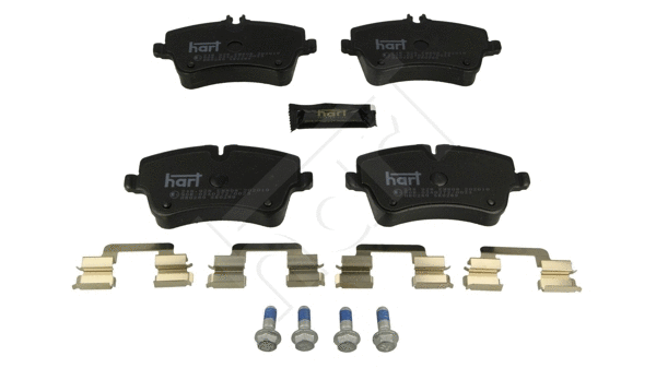 Kit de plaquettes de frein, frein à disque HART 248 928