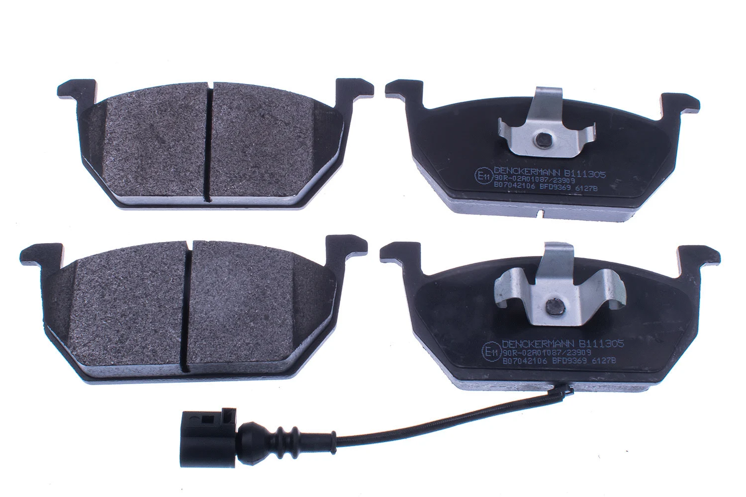 Kit de plaquettes de frein, frein à disque DENCKERMANN B111305