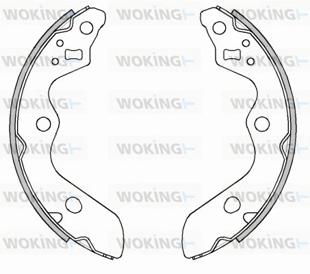 Mâchoire de frein WOKING Z4526.00