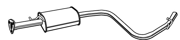 Silencieux central VEGAZ GmbH DAS-133