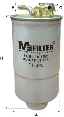 Filtre à carburant MFILTER DF 693