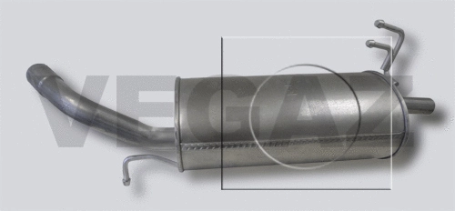 Silencieux arrière VEGAZ GmbH MIS-206