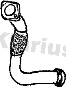 Tuyau d'échappement KLARIUS 301420