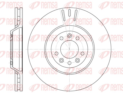 Disque de frein REMSA 6691.10