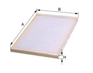 Filtre, air de l'habitacle MFILTER K 996