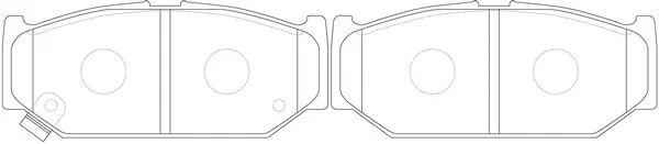 Kit de plaquettes de frein, frein à disque SB BP29529