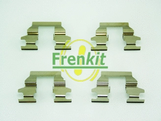 Kit d'accessoires, plaquette de frein à disque FRENKIT 901625
