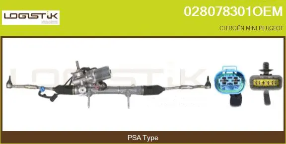 Crémaillère de direction LGK 028078301OEM