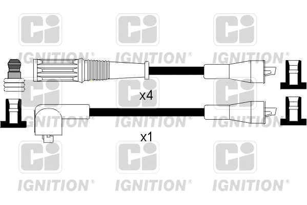 Kit de câbles d'allumage QUINTON HAZELL XC843
