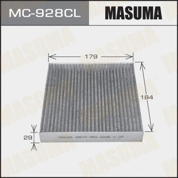 Filtre, air de l'habitacle MASUMA MC-928CL