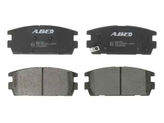 Kit de plaquettes de frein, frein à disque ABE C20506ABE