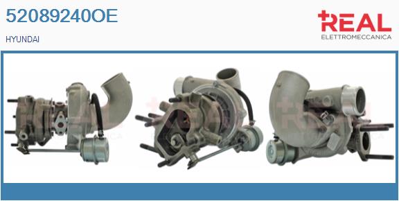 Turbocompresseur, suralimentation REAL 52089240OE