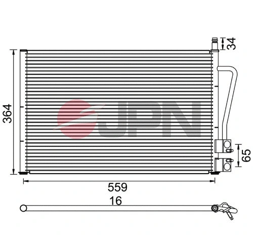 Condenseur, climatisation JPN 60C9097-JPN