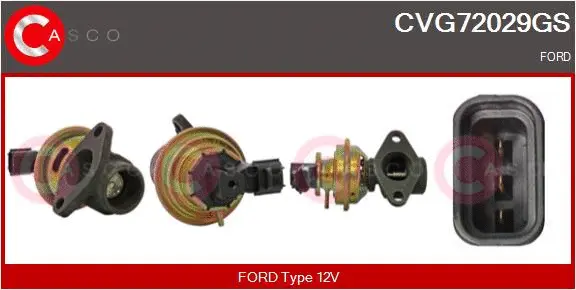 Vanne EGR CASCO CVG72029GS