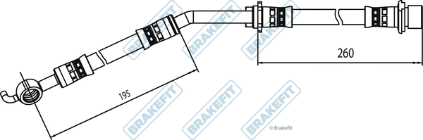 Flexible de frein APEC BHO4330