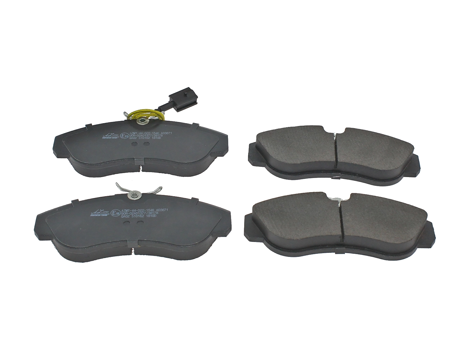 Kit de plaquettes de frein, frein à disque A.Z. Meisterteile AZMT-44-022-1546