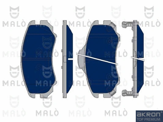 Kit de plaquettes de frein, frein à disque AKRON-MALÒ 1050349