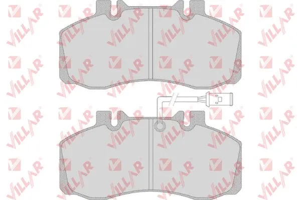 Kit de plaquettes de frein, frein à disque VILLAR 626.0760
