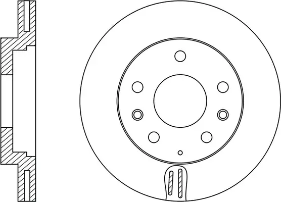 Disque de frein FIT FR0619V