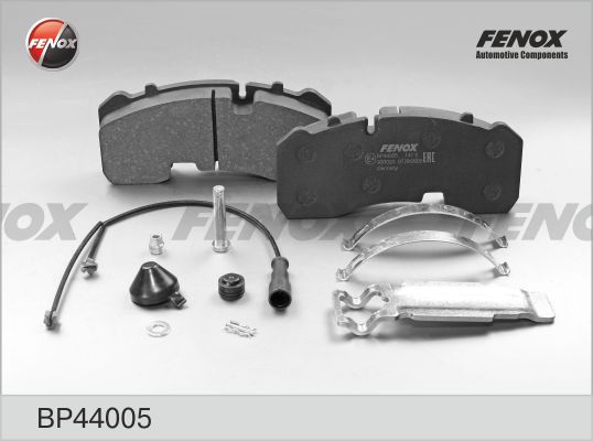 Kit de plaquettes de frein, frein à disque FENOX BP44005