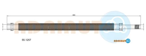Flexible de frein ADRIAUTO 55.1257