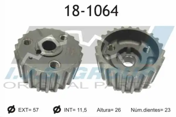 Roue dentée, arbre de commande de distributeur IJS GROUP 18-1064