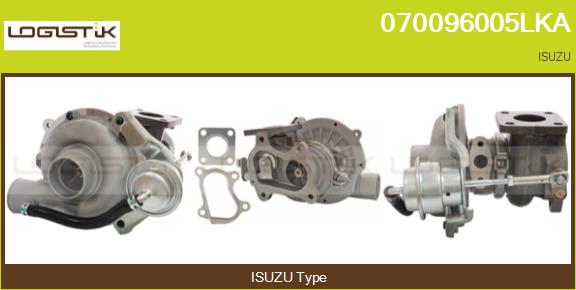 Turbocompresseur, suralimentation LGK 070096005LKA