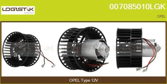 Pulseur d'air habitacle LGK 007085010LGK