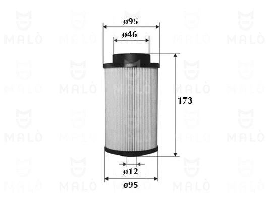 Filtre à carburant AKRON-MALÒ 1520158