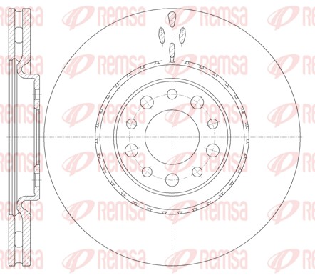 Disque de frein REMSA 6965.10
