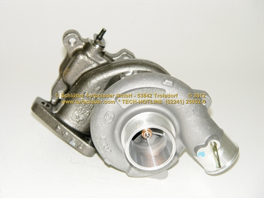 Turbocompresseur, suralimentation SCHLÜTTER TURBOLADER 172-05370