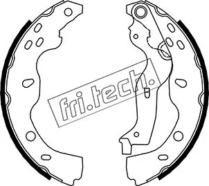 Jeu de mâchoires de frein fri.tech. 1034.119
