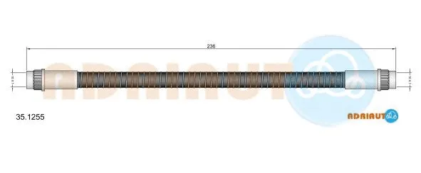 Flexible de frein ADRIAUTO 35.1255