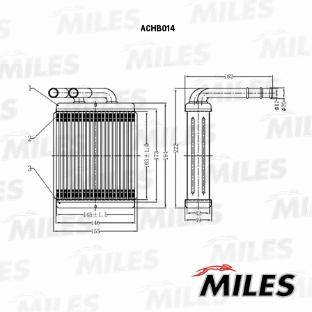 Système de chauffage MILES ACHB014