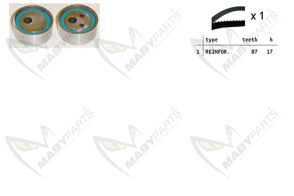 Kit de courroie crantée MABYPARTS OBK010066