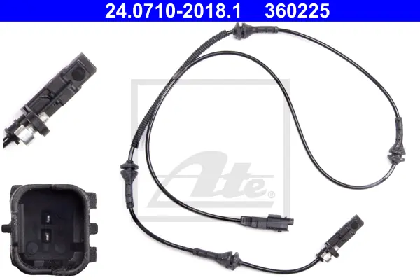 Capteur, vitesse de roue ATE-APAC 24.0710-2018.1