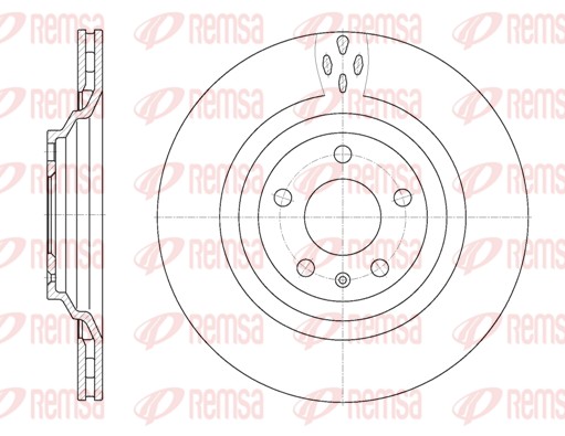 Disque de frein REMSA 6970.10