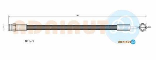 Flexible de frein ADRIAUTO 10.1277