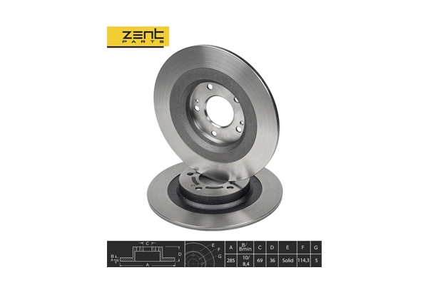 Disque de frein ZentParts Z06092