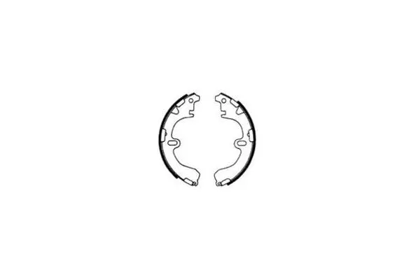 Jeu de mâchoires de frein E.T.F. 09-0451