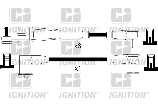 Kit de câbles d'allumage QUINTON HAZELL XC830